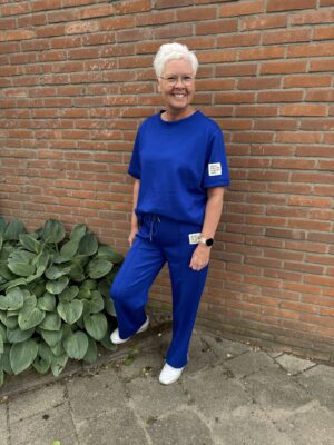Jolien pak kobalt blauw
