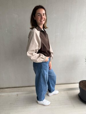 Bruin/beige jasje