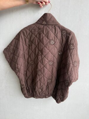 Bruin gilet