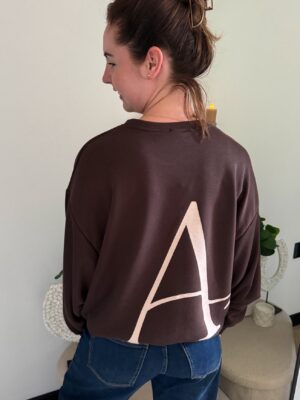 Sweater bruin
