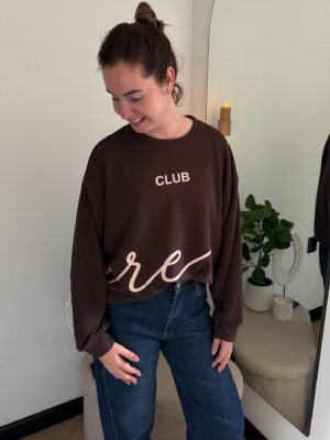 Sweater bruin